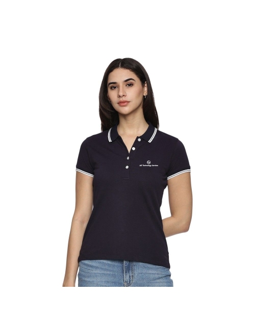 Allen Solly Polo T-shirt Women- Navy Blue